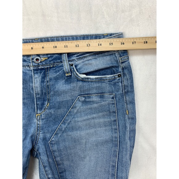 Joe's Jeans The Finn Ankle Skinny Ankle Distressed Japanese Denim Size 28 Yuki - Picture 7 of 10